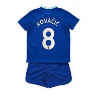 Dres Chelsea Mateo Kovacic #8 Domaci za djecu 2022-23 Kratak Rukav (+ kratke hlače)